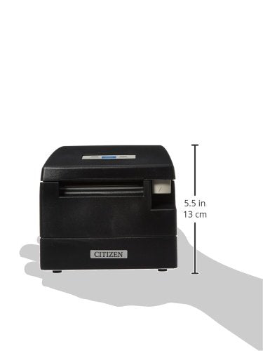 Citizen America CT-S2000UBU-BK CT-S2000 Series Hi-Speed POS Thermal Printer, 220 mm/Sec Print Speed, 42 Columns, USB, Internal Power Supply, Black