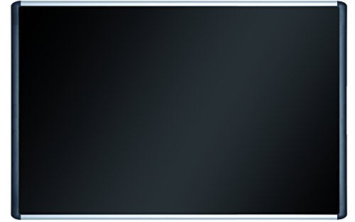 MasterVision Bulletin Board, Soft Touch Surface, 48" x 72", Pinboard with Aluminum and Black Frame