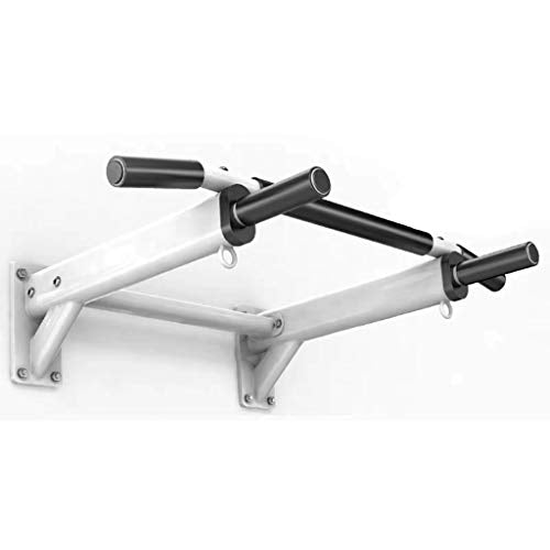 Strength Training Equipment Wall Mount Chin Up Bar Multi Grip Pull-Up Bar with Hangers for Punching Bags Power Ropes for Home Gym 1300 LB Weight Capacity (Color : B-White)