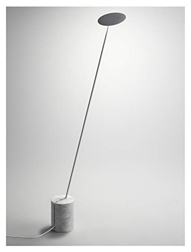 EESHHA Modern LED Marble Floor Lamp 8W (Size: Nero)