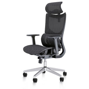 PatioMage Ergonomic Office Chair with 3D Armrest, Adjustable Headrest, Lumbar Support