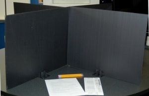 Test Dividers RSB-B Set (Regular Size Boards - Black) 24 Boards and 24 Stands 24" x 18"