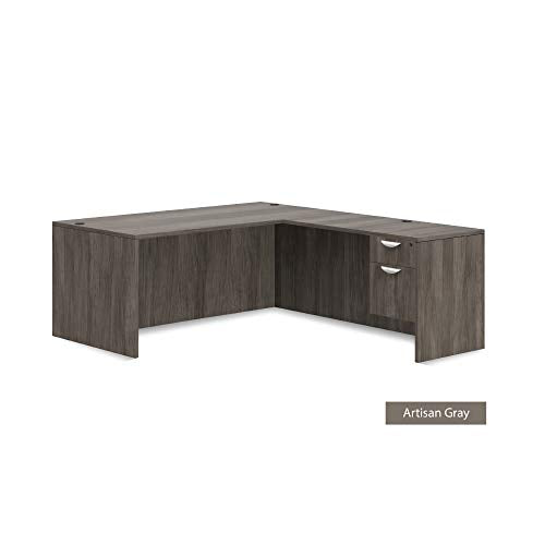 G GOF 1 Person Workstation Cubicle / Office Partition (5.5'D x 6'W x 4'H) - Artisan Grey