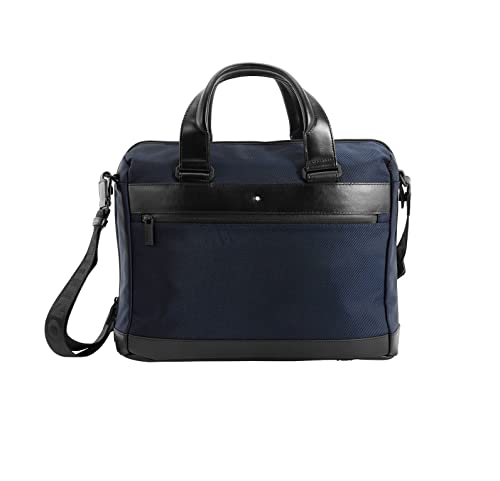 Montblanc Nightflight Document Case Slim Blue/Black 124144