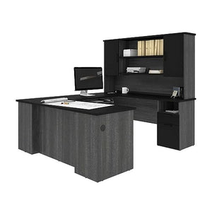 Generic U Shaped Desk Executive Desk with Hutch for Home & Office