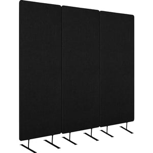 Pangda Privacy Divider Freestanding Acoustic Panel 72 x 66 Inch - Black