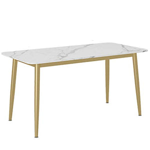 Desks Office Workstation,Gaming Table,Study Desk Writing Table,Computer PC Laptop Table, Study Laptop Desk Home, Simple Modern Nordic Desks (Color : Gold, Size : 1005075cm)