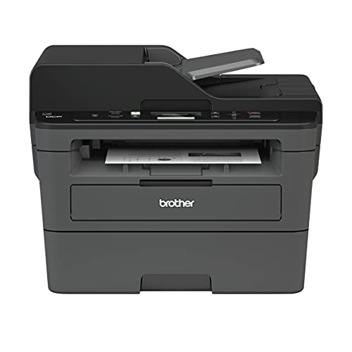 Brother DCP-L2550 All-in-One Wireless Monochrome Laser Printer for Home Office - Print, Scan, Copy - 2400 x 600 dpi, 36 ppm, 128MB Memory, Automatic Duplex Printing, BROAGE 6 Feet Printer Cable