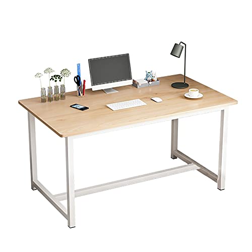 Computer Desk, 47.2 inch Modern Sturdy Office Table, PC Laptop Study Writing Table for Home Office Workstation, Easy to Assemble