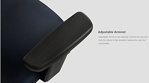 DUOREST DR-250G Leaders Office & Desk Chair with 3D Design Backrest, Urethane Caster, Tilt, Arm Rest (Knit Gray)