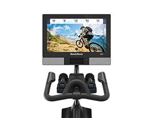 NordicTrack Commercial S22i Studio Cycle with 22” HD Touchscreen for Interactive Studio & Global Workouts, 30-Day iFIT Family Membership Included