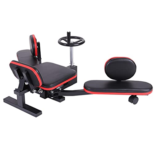 UNIGLE Leg Stretcher 330LBS Heavy Duty Leg Stretching Training Machine for Home Gym Foldable Leg Stretcher Strength Training Equipment Improve Flexibility Perfect for Dancer Men/Women