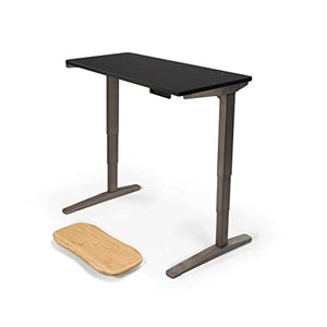 UPLIFTDesk Black Laminate Standing Desk 48x24 inch 2-Leg V2 C-Frame (Industrial Style)