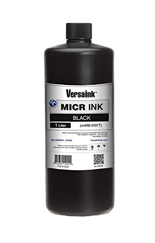 VersaInk-Nano MICR Ink -1000 ml – Magnetic Ink for Check Printers and All-in-One Inkjets