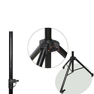 SONGCHAO Projector Mount Bracket Screen Tripod Stand with Pulley - Adjustable Floor Stand for Office Home Theater