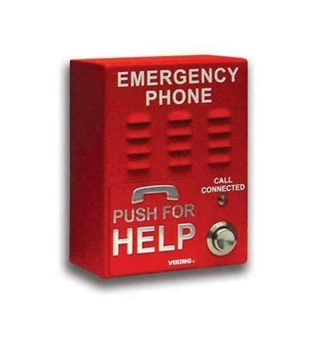 Viking VOIP Emergency Phone with Dialer and Announcer, Weather Protection