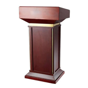 SMuCkS Modern Wood Standing Lectern Podium Stand