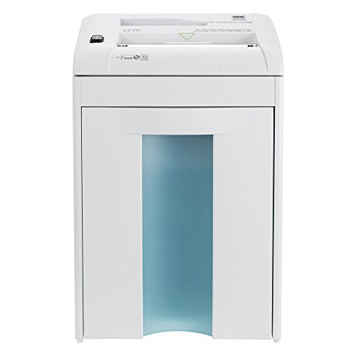 ideal. 2270 Continuous Operation Strip-Cut Deskside Paper/Staple/Paper Clip/Credit Card/CD/DVD Shredder, 10–12 Sheet Feed Capacity, 5 Gallon Bin, 1/5 Horsepower Motor, P-2 Security Level