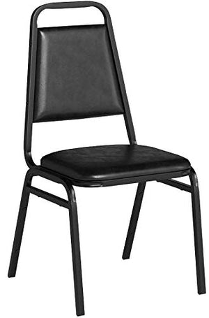 Regency 8029BK8PK Restaurant Stack Chairs (Set of 8), Black