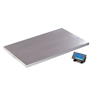 Salter-Brecknell PS500-42S Compact Light Weight Floor Scale with LCD Display, 42" Length x 22" Width x 2" Height, 500lbs Capacity