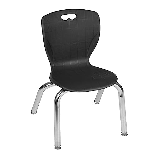Regency Kids Stack Chair, 12", Black