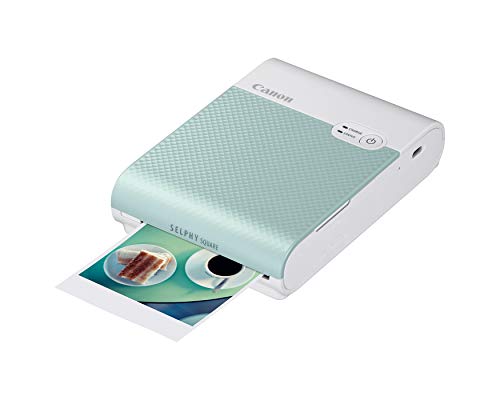 Canon SELPHY QX10 Portable Square Photo Printer for iPhone or Android, Green