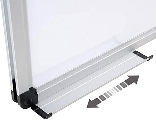 XBoard Magnetic Whiteboard 72 x 40, White Board/Dry Erase Board with Detachable Marker Tray