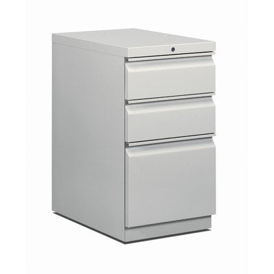 HON Brigade Mobile 3-Drawer File Pedestal - Putty Finish