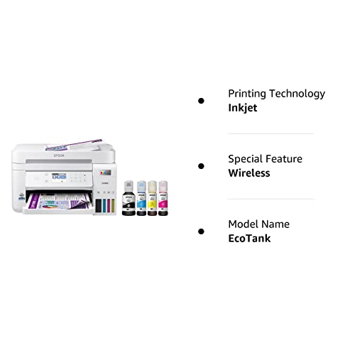 Epson EcoTank ET-3850 Wireless Color Inkjet All-in-One Printer