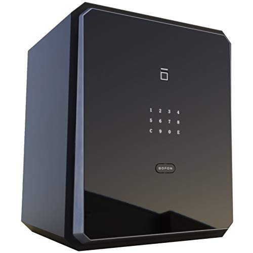 Bofon W-series 2.1Cubic feet Family Fingerprint Password Safe Box with Key,Pistol,Gun Safe,Cabinets for Home Offcie,Lock Box,Security Box,Document safe