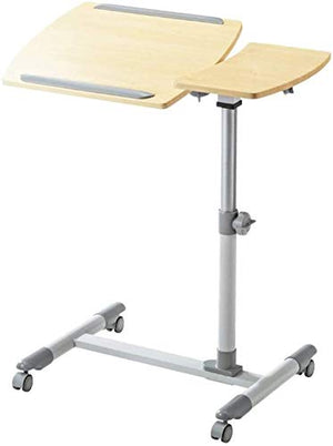 CAMBOS Lectern Podium Stand with Laptop Desk Cart - Height Adjustable Rolling Medical Table