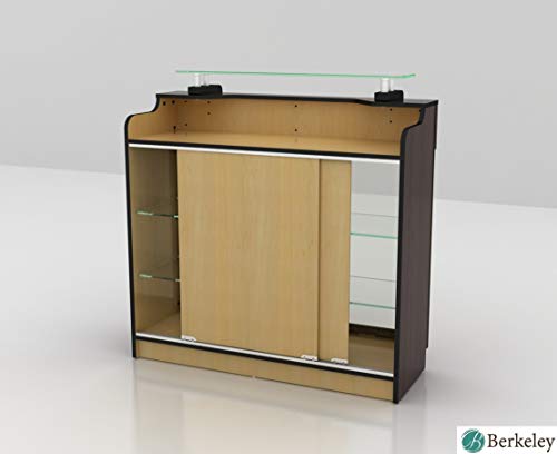 BERKELEY Reception Desk Office Counter Reception, Modern Waiting Room Reception Furniture & Equipment