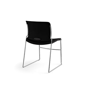 HON Olson High-Density Stacking Chair, Onyx Shell by HON