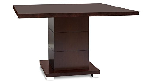 Ford Executive Modern Conference Table in Dark Walnut Wood - Square