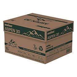 BOISE ASPEN 30% Recycled Multi-Use Copy Paper, 8.5" x 14" Legal, 92 Bright White, 20 lb, 10 Ream Carton (5,000 Sheets)