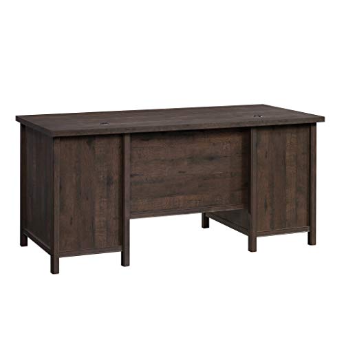 Sauder 422976 Costa Executive Desk, Coffee Oak Finish