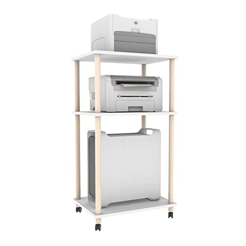 LOVULIFE Computer Tower Stand Printer Table Host Printer Rack CPU Chassis Rack