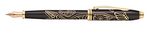 Cross Townsend Zodiac 2018 Year of the Dog Fountain Pen with 23KT Gold Plated Appointments and Fine Nib (AT0046-54FD)