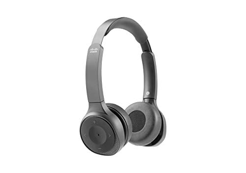 Cisco Wireless Dual On-Ear Bluetooth Headset with Case and Accessories