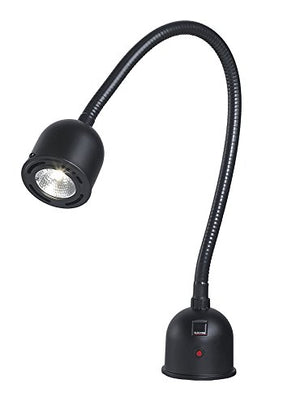 Electrix 7305 BLACK Inspection Lamp, Halogen, Magnetic Base Mounting, 25" Reach, 20W, 1700 Raw Lumens