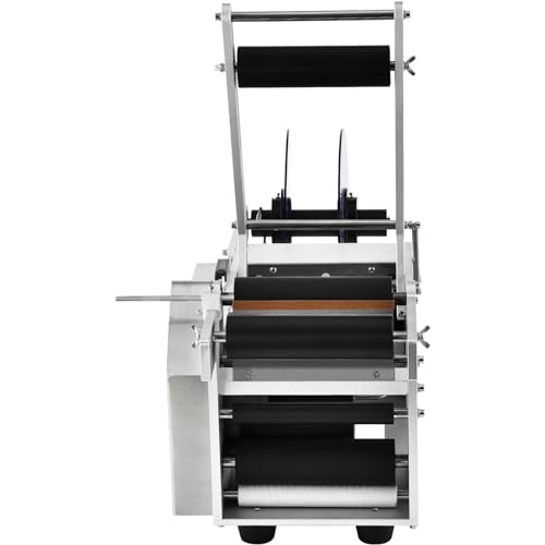 VEVOR Semi-Automatic Round Labeling Machine, Electric Bottle Label Applicator