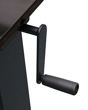 Luxor Furniture Crank Adjustable Stand Up Desk - 29.5" DX59 WX45.25 H,Black