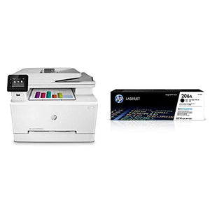 HP Color Laserjet Pro M283fdw Wireless All-in-One Laser Printer, Remote Mobile Print, Scan & Copy, Duplex Printing (7KW75A) with Black Toner Cartridges