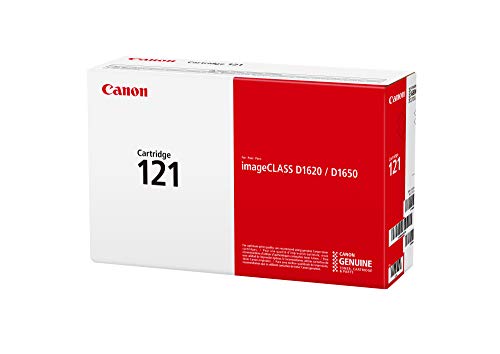 Canon imageCLASS D1620 Multifunction, Monochrome Wireless Laser Printer with AirPrint & Genuine Toner Cartridge 121 Black (3252C001), 1-Pack, for Canon imageCLASS D1650, D1620 Laser Printers