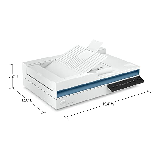 HP Inc. ScanJet Pro 2600 f1, Fast 2-Sided Scanning with Auto Document Feeder (20G05A)