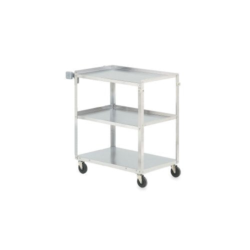 Vollrath 97126 Stainless Steel Utility Cart - 3 Shelf Medium Duty 400 lb. Capacity
