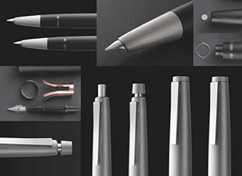 Lamy 2000 Fountain Pen, Black, Extra-Fine Nib (L01-EF)
