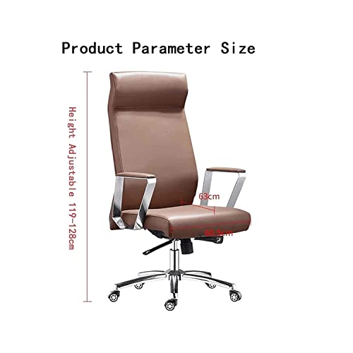 Generic Executive Leather Office Chair Swivel Desk Boss Computer Ergonomic Backrest Armrest
