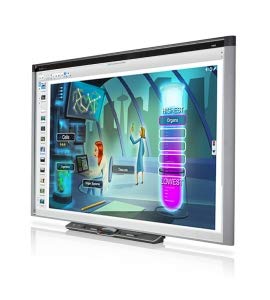 SMART 87" Interactive Whiteboard and Projector for Professional Collaboration and Classroom Presentations