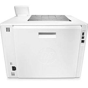HP Color Laserjet Pro M452dw Laser Printer (CF394A) with Power Strip Surge Protector and Electronics Basket Microfiber Cleaning Cloth